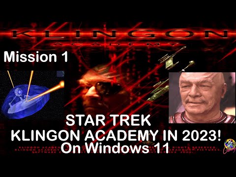 Star Trek Klingon Academy In 2023 Playthrough On Windows 11 - Mission 1 Campaign