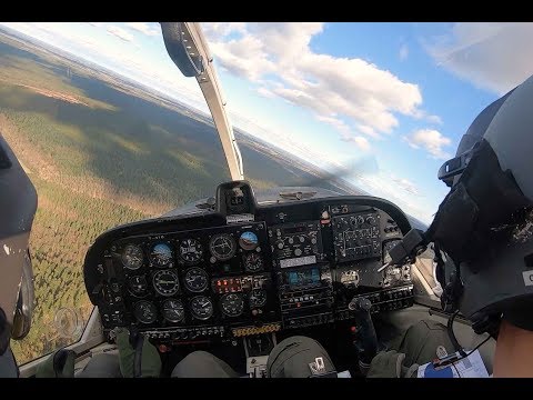 Pilotelever træner til første eksamen