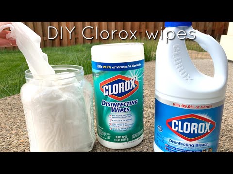 DIY DISINFECTANT WIPES | Homemade Disinfectant Wipes | DIY Clorox wipes