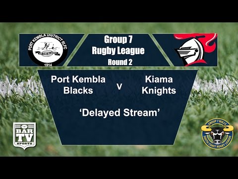 2017 Group 7 RL Round 2 1st Grade - Port Kembla Blacks Vs Kiama Knights