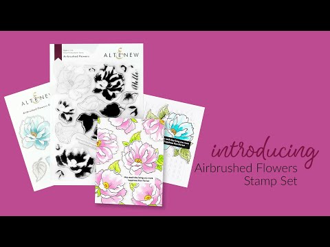 Unique Floral Layering Stamps for Paper Crafting