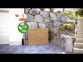 Video: Depósito de agua pluvial  350 litros imitación madera.