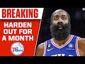 James Harden expected to MISS A MONTH due to foot injury [INSTANT REACTION] | CBS Sports HQ