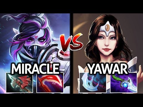 Miracle-Templar Assassin VS Yawar Mirana Epic Battle Mid Players 7.21 Dota 2