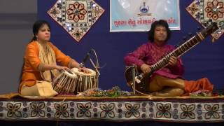 Sitar & Tabla | Ustad Rafique Khan & Anuradha Pal | Live concert in Rajkot