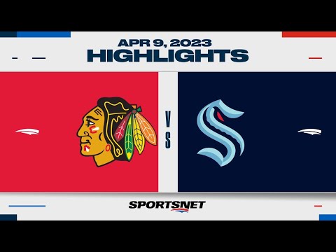 NHL Highlights | Blackhawks vs. Kraken - April 8, 2023