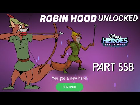 Disney Heroes Battle Mode ROBIN HOOD UNLOCKED PART 558 Gameplay Walkthrough - iOS / Android