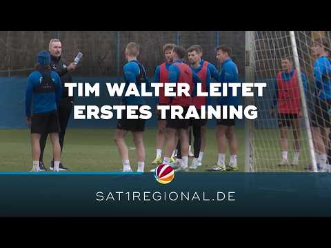 Tim Walter leitet erstes Training bei Holstein Kiel