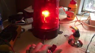 beacon light connected to door switch