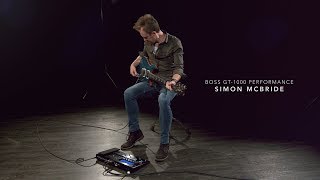Video thumbnail for Boss GT-1000 Guitar Effects Processor with Simon McBride | Gear4music performance by Gear4music Guitars