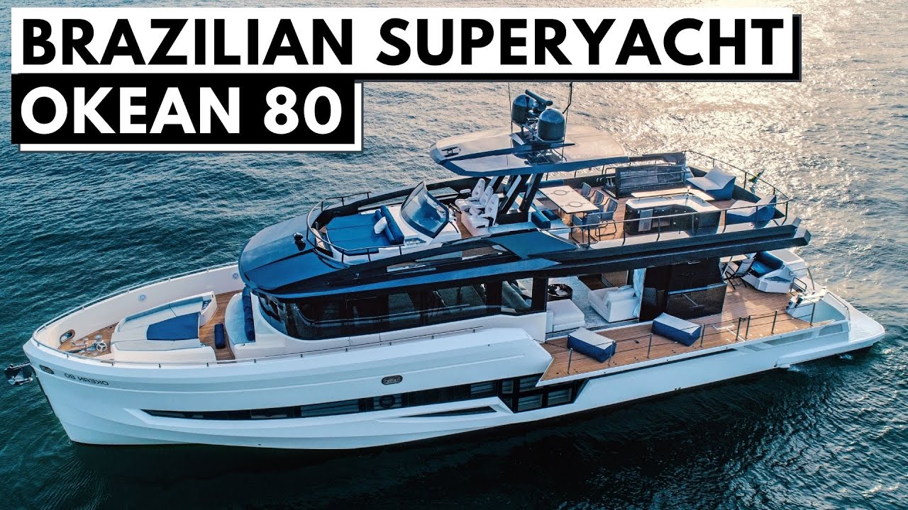 Okean 80 SUPERYACHT Tour Power Flybridge Motor Yacht
