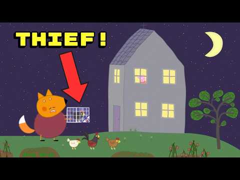 The SECRET LIFE of Mr Fox! Peppa Pig