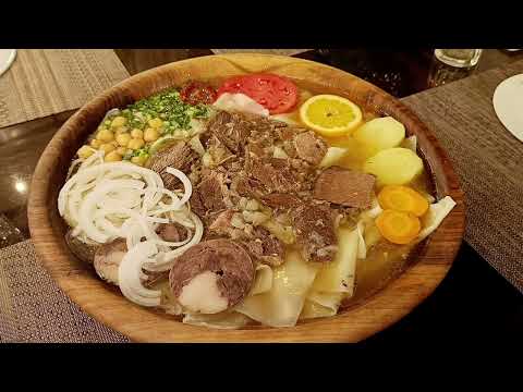 Beshbarmak Famous Uzbek Dish | Legendary Uzbek Cuisine | Food and Restaurant Review |Samia's Kitchen