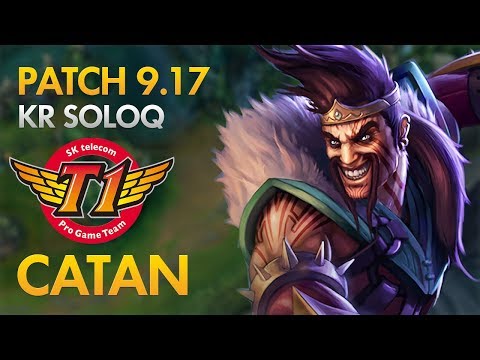 SKT T1 Catan - Draven Bot Lane - KDA 22/4/1