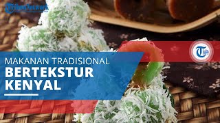 Klepon, Makanan Ringan Tradisional Berjenis Camilan atau Kue Ringan Bertekstur Lembut dan Kenyal