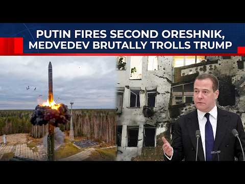 Putin Fires 2nd Oreshnik, Medvedev Rubs Salt Into Trump’s Wounds Over Seizure Of Russia-Flagged Ship