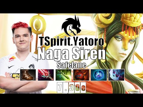 Naga Siren Safelane | TSpirit.Yatoro | YATORO GOD HARD COUNTER COMEBACK | 7.30e Gameplay Highlights