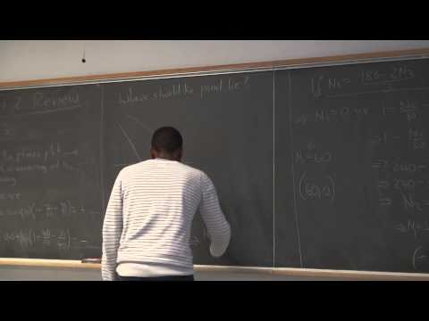 Math 209 Lecture 12 - Review for Test 2 - Qualitative methods, population models & systems of ODEs