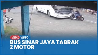 Download lagu Detik-detik Kecelakaan Bus Sinar Jaya Tabrak 2 Motor di Kutoarjo mp3