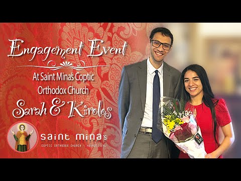 Apr 27 - Sarah Fanous & Kirolos Shahat Engagement Prayers