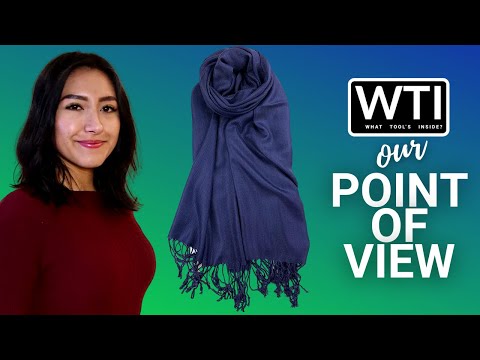Plum Feathers Shawl Wrap - WTI product video review