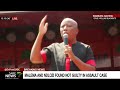 EFF Leader Malema Addresses Crowds After Not Guilty Judgment In Common Assault Case
