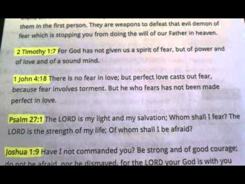 Be set free from the spirit of fear!!!