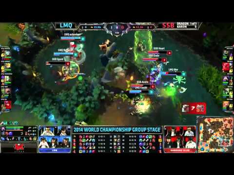 LMQ ackerman - Best Rumble Equalizer EVER! - LMQ vs Samsung Blue - Worlds 2014 - LoL