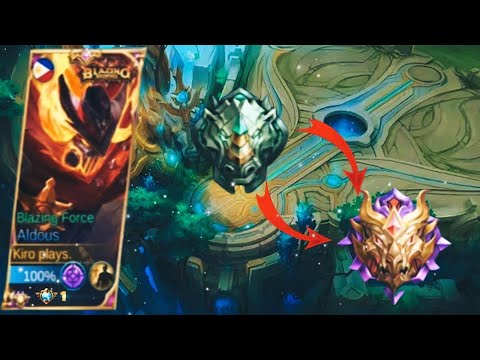 EPIC TO MYTHICAL GLORY IN 24 HOURS USING THIS ALDOUS BUILD!|ALDOUS BUILD REVAL?|