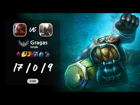 Gragas Jungle vs Pantheon - EUW Challenger Patch 13.11