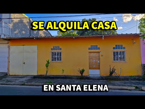 SE ALQUILA CASA en la CIUDAD de SANTA ELENA Usulutan El Salvador