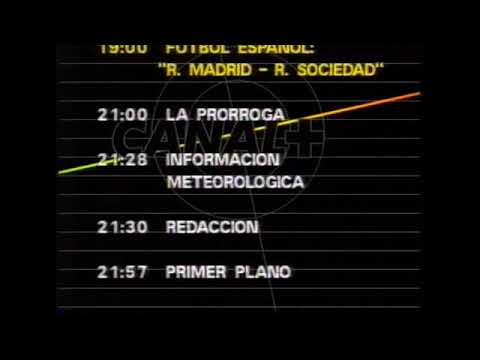 CANAL+ ESPAÑA | Avance de programación 24/04/1994