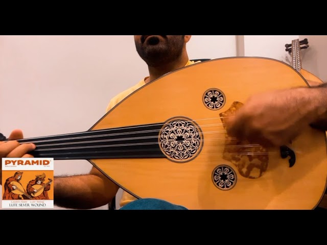 اوتار بيراميد لوت كربون دوزان دو دو شرقي 11 وتر كربون + فضة ابيض