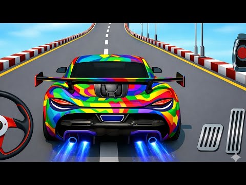 Mega Ramp Monster Car Racing 3D - Extreme Car Stunts - Android Gameplay