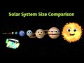 Solar System Size COMPARISON!! | By Learning Planet