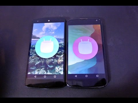 Nexus 4 vs Nexus 5 Android 6.0 Marshmallow Speed Test