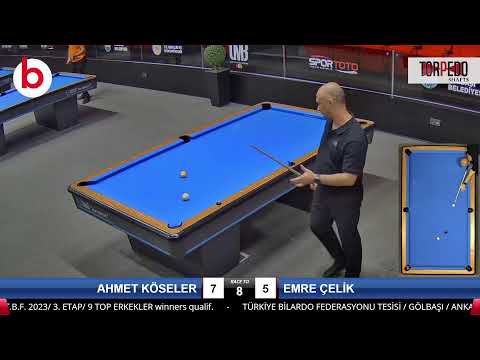 AHMET KÖSELER & EMRE ÇELİK Bilardo Maçı - 