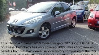 preview picture of video 'Peugeot 207 HDi 1.6cc 5dr Diesel Low Tax,'