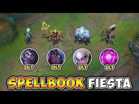 WE PLAYED A GAME OF SPELLBOOK AND GOT THE BEST ULT COMBOS! - League of Legends
