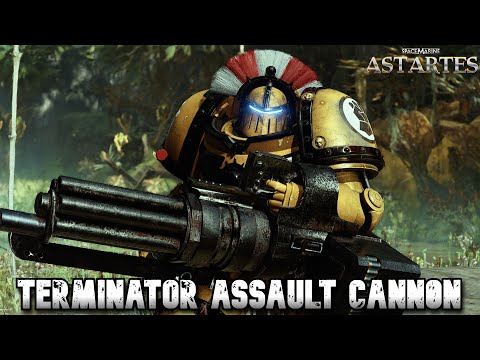 Terminator with Assault Cannon Gameplay!! - Warhammer 40K: Space Marine 2 - Astartes Mod