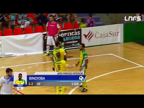 Gol Bingyoba (2-2) Jaén Paraíso Interior - O Parrulo Ferrol. J4, 1Div. LNFS