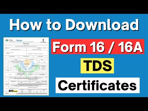 How to download Form 16A TDS certificate from TRACES for 26Q | Form 16A kaise download kare