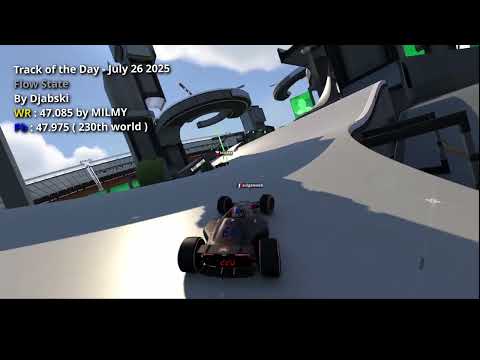 Trackmania TotD - 2025 07 25 - Flow State Pb (230th) vs WR