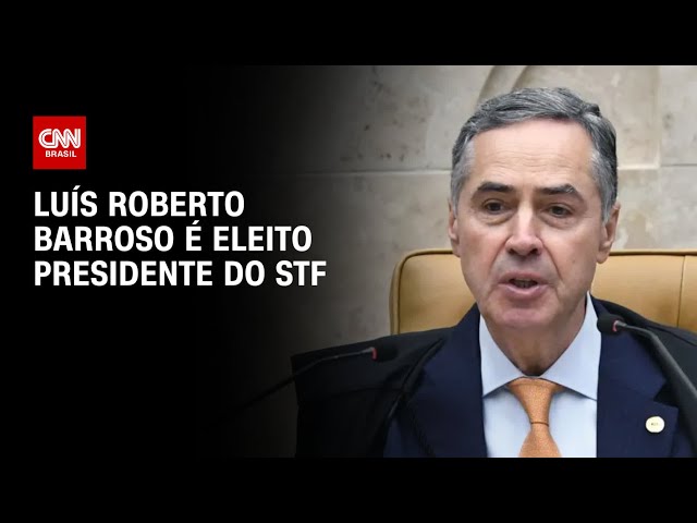 Luís Roberto Barroso é eleito presidente do STF | CNN PRIME TIME