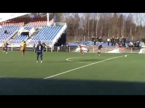 Första matchen för Tyresö FF:s damlag 2 februari 2013.