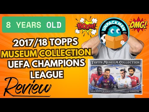 We opened a 8 YEARS OLD BOX🔥 2017-18 Topps Museum Collection UEFA Champions League Hobby Box Review!