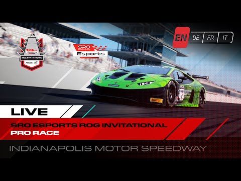 LIVE | INDY | SRO Esports ROG Invitational | Pro Race 2022