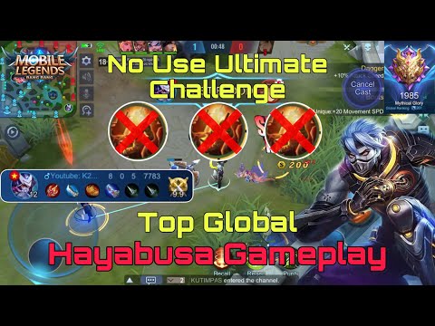 HAYABUSA NO USE ULTIMATE CHALLENGE - SHADOW CONTROL TOP GLOBAL HAYABUSA GAMEPLAY