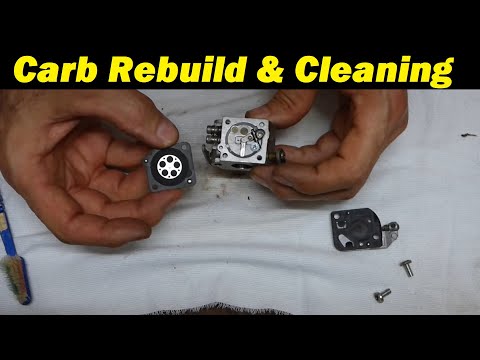 2 Cycle Carburetor Rebuild / Cleaning - EASY Start to Finish Instructions!