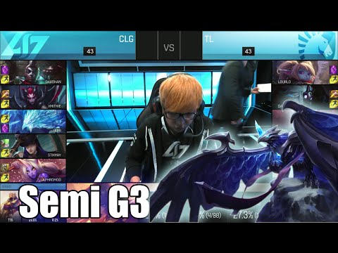 CLG vs Team Liquid | Game 3 Semi Finals S6 NA LCS Spring 2016 Playoffs | CLG vs TL G3 1080p